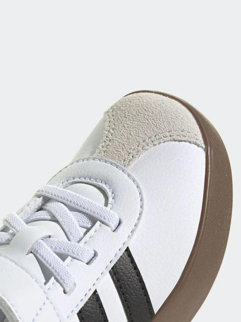 adidas White/Black VL Court 3.0 Hook and Loop Kids Trainers^BOY Sneakers|Sneakers