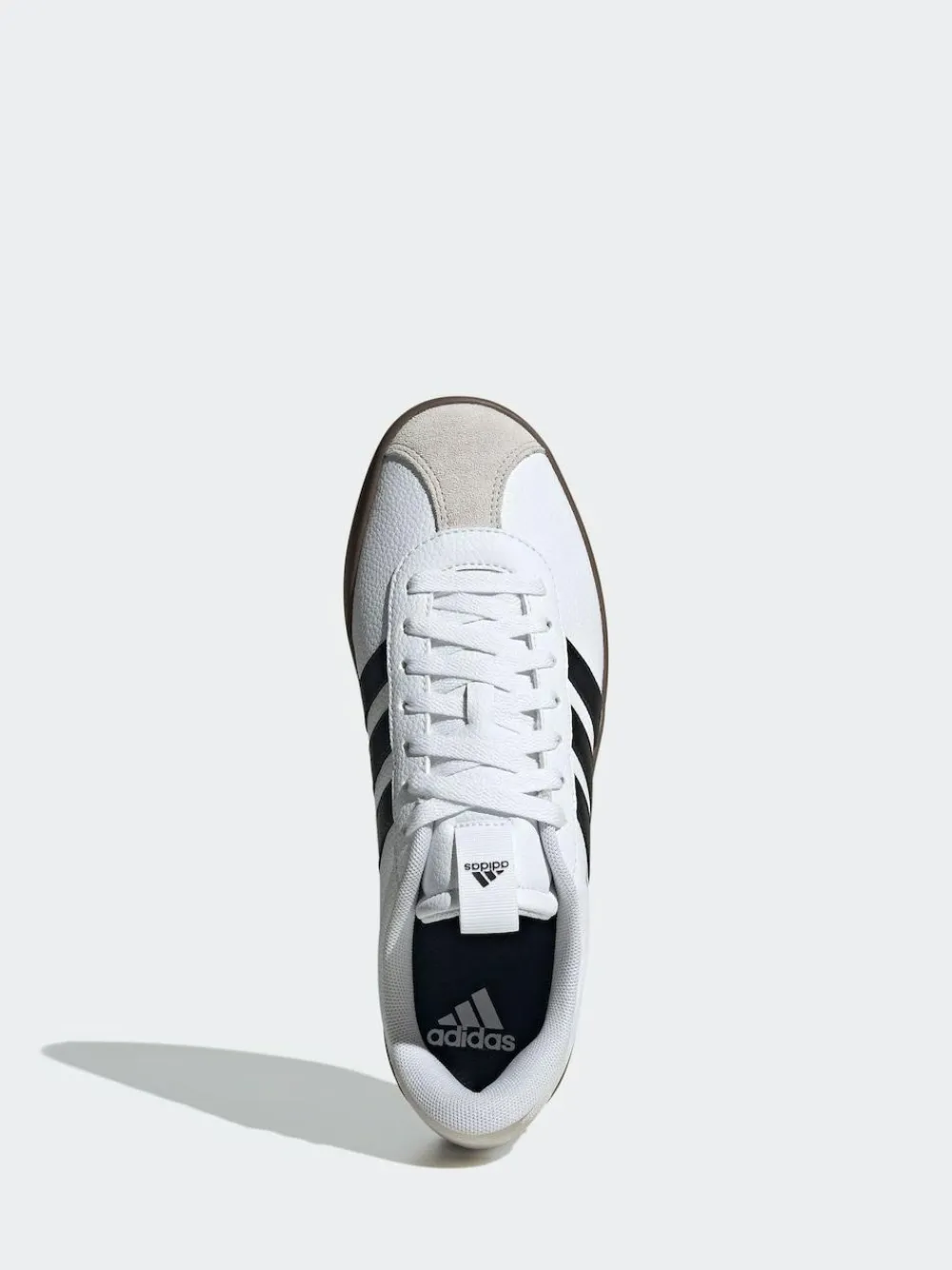adidas White/Black VL Court Trainers^ Sneakers