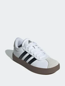 New adidas VL Court 3.0 Kids Trainers White/Black