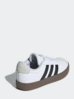New adidas VL Court 3.0 Kids Trainers White/Black