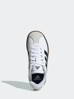 New adidas VL Court 3.0 Kids Trainers White/Black