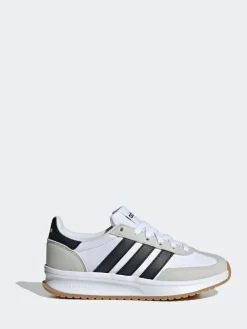 Clearance adidas White/Black/Grey Run 70s 2.0 Lace Junior Trainers