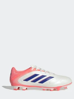 adidas White/Blue Adult Copa Pure 3 Club Firm/Multi Ground Boots^ Soccer Cleats