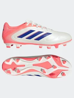 adidas White/Blue Adult Copa Pure 3 Club Firm/Multi Ground Boots^ Soccer Cleats