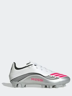 Sale adidas White/Blue Adult F50 Messi Club Firm Ground Boots