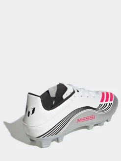 Sale adidas White/Blue Adult F50 Messi Club Firm Ground Boots