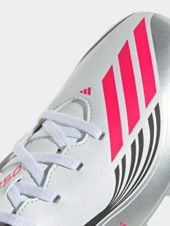 Sale adidas White/Blue Adult F50 Messi Club Firm Ground Boots