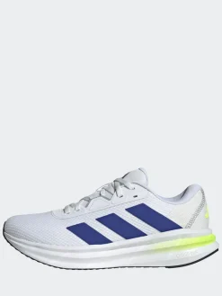 adidas White/Blue Galaxy 7 Running Trainers^ Sneakers