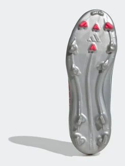 adidas White/Blue Kids F50 Messi League Firm/Multi Ground Boots^ Soccer Cleats