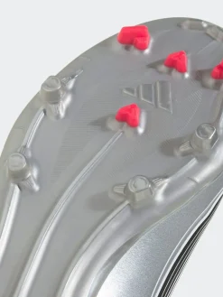 adidas White/Blue Kids F50 Messi League Firm/Multi Ground Boots^ Soccer Cleats