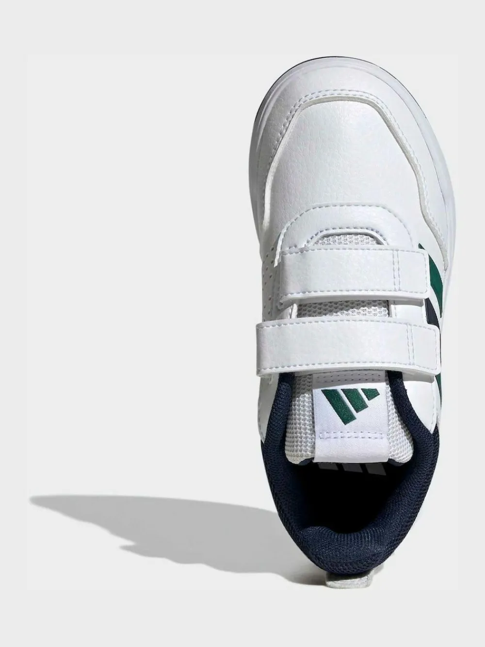 New adidas White/Green Tensaur Sport 3.0 Kids Trainers