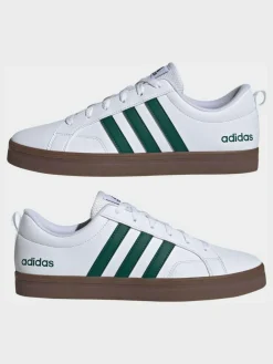 Sale adidas White/Green VS Pace Trainers