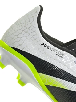 adidas White/Lemon Kids Predator League Firm/Multi Ground Boots^ Soccer Cleats