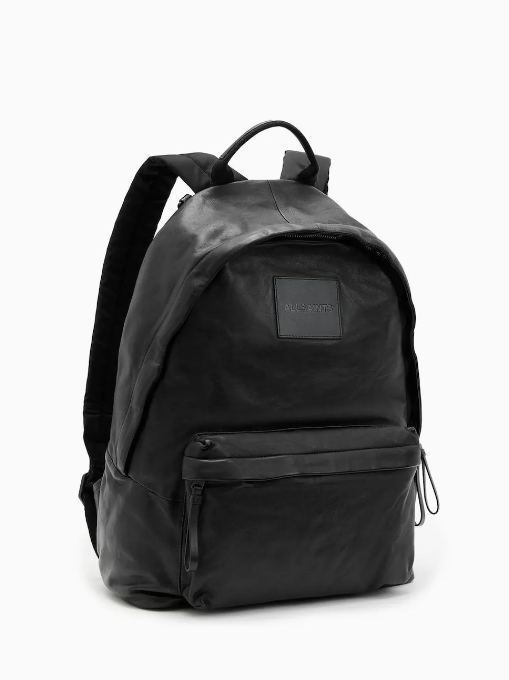 Hot All Saints AllSaints Black Carabiner Backpack