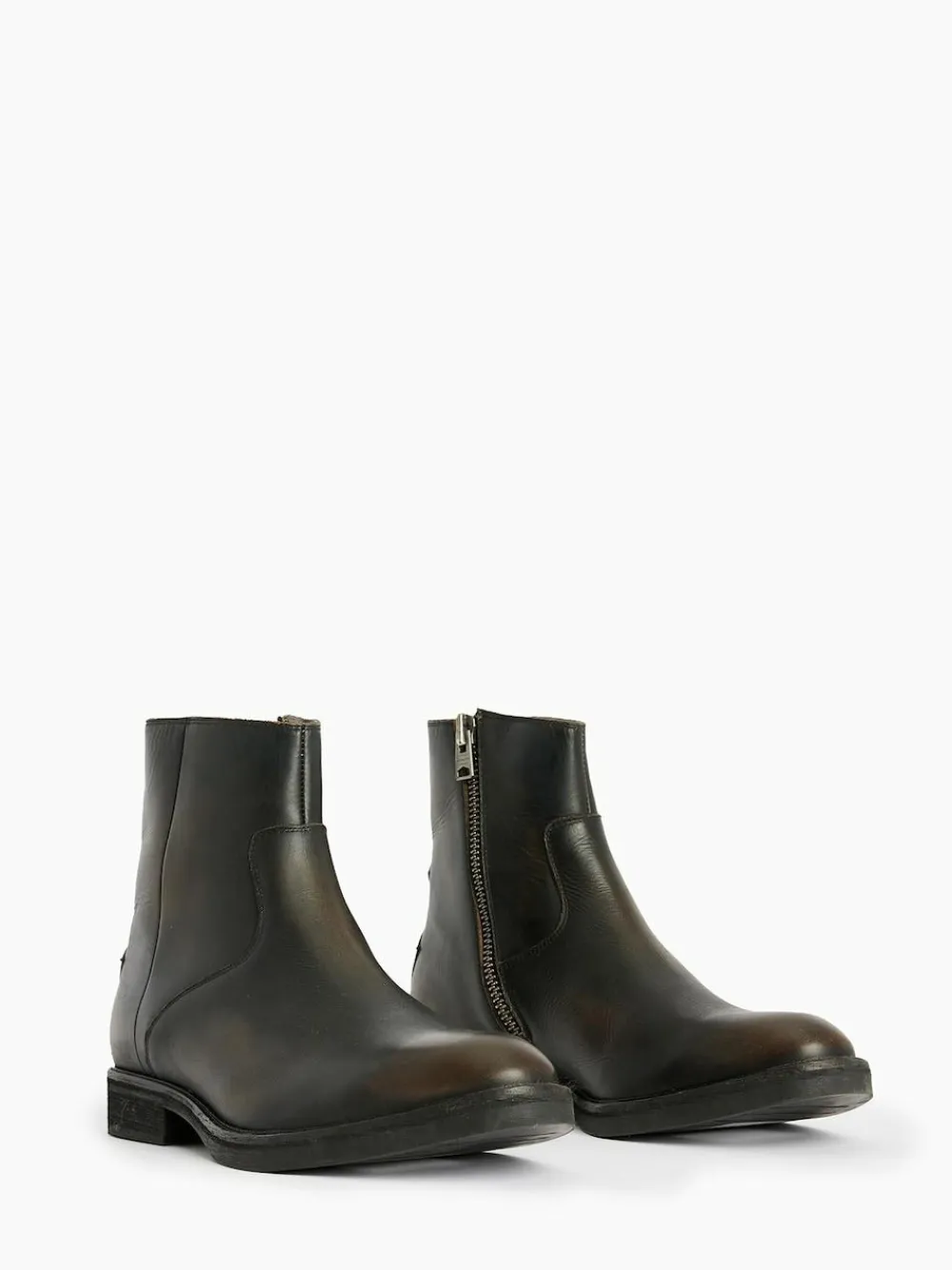 New All Saints AllSaints Brown Lang Boots