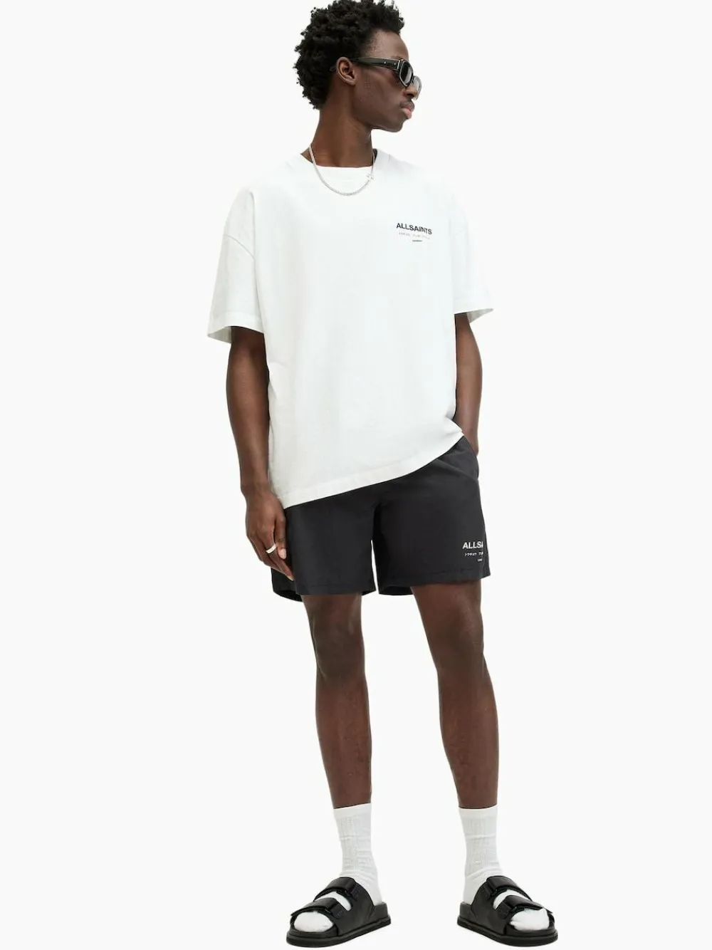 All Saints AllSaints Underground Black Swim Shorts^ Swimwear