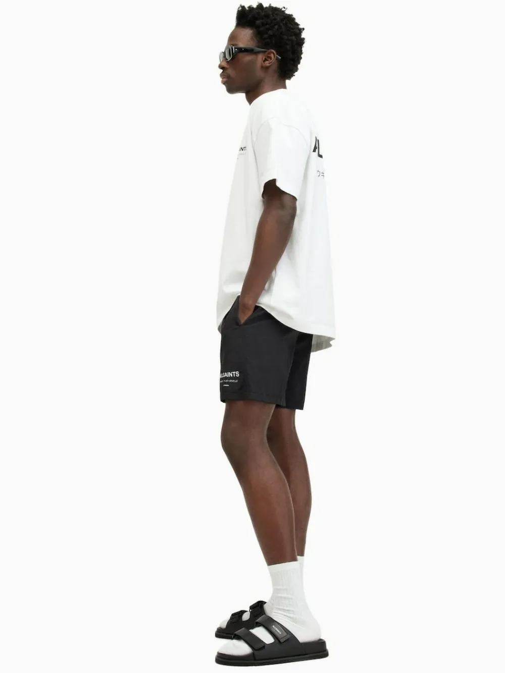 All Saints AllSaints Underground Black Swim Shorts^ Swimwear