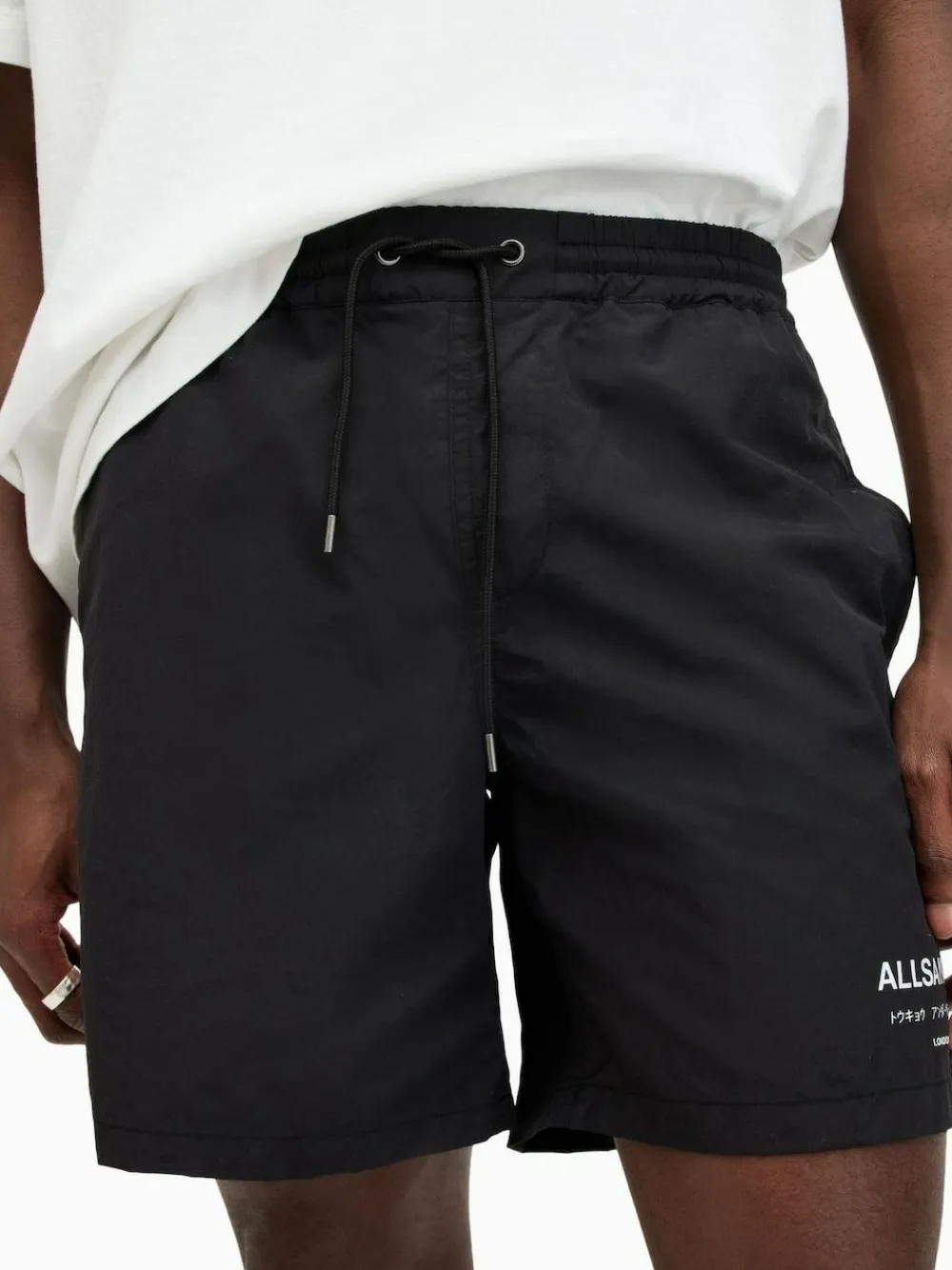 All Saints AllSaints Underground Black Swim Shorts^ Swimwear