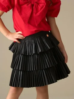 Angel & Rocket Lucile Metallic Tiered Rara Skirt^ Shorts & Skirts