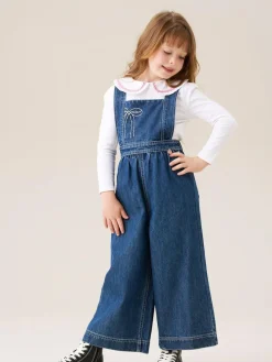 Online Angel & Rocket Blue Josie Denim Dungarees
