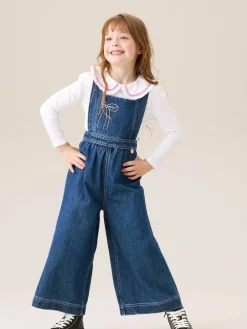 Online Angel & Rocket Blue Josie Denim Dungarees
