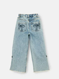 Outlet Angel & Rocket Blue Lena Bow Detail Straight Leg Jeans