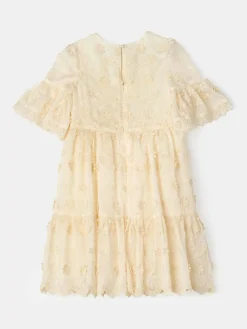 Angel & Rocket Cream Delphine Embellished Swing Dress^ Occasionwear