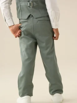 Angel & Rocket Green Benjamin Pleat Front Smart Trousers^BOY Pants & Chinos|Occasionwear