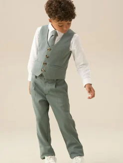 Angel & Rocket Green Benjamin Pleat Front Smart Trousers^BOY Pants & Chinos|Occasionwear