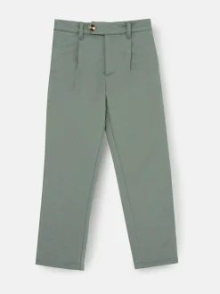 Angel & Rocket Green Benjamin Pleat Front Smart Trousers^BOY Pants & Chinos|Occasionwear