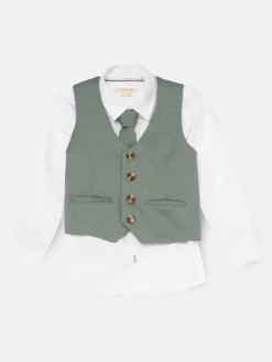 Angel & Rocket Green Benjamin Smart Waistcoat Set