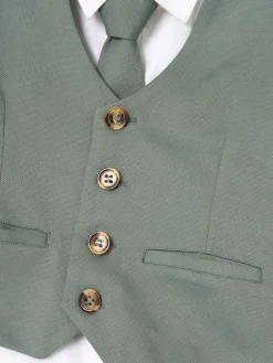 Angel & Rocket Green Benjamin Smart Waistcoat Set