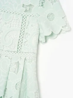 New Angel & Rocket Maeva Mint Lace Dress Green