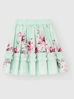 Angel & Rocket Green Nina Ruffle Hem Skirt^ Shorts & Skirts