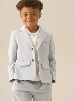 Angel & Rocket Grey Luca Smart Textured Blazer^BOY Suits & Vest