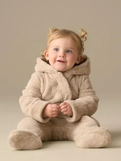 Angel & Rocket Quinn Faux Fur Pramsuit^BOY Coats, Jackets & Pramsuits|Coats, Jackets & Pramsuits