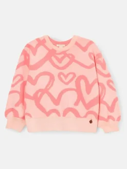 Angel & Rocket Pink Harlow Heart Jumper^ Knitwear & Sweaters|Knitwear