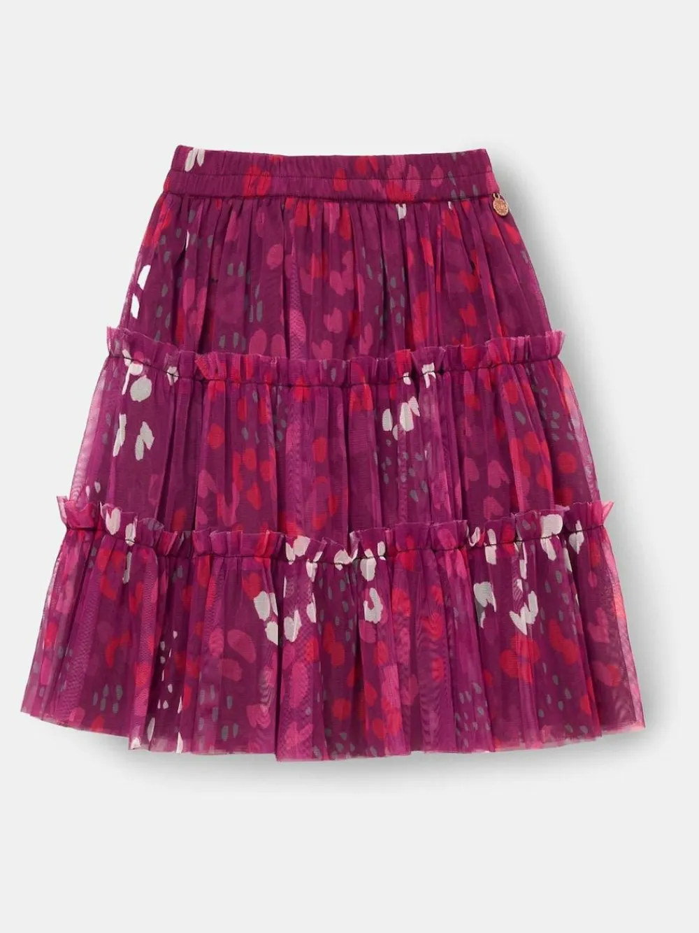 Outlet Angel & Rocket Mae Floral Print Mesh Skirt Pink