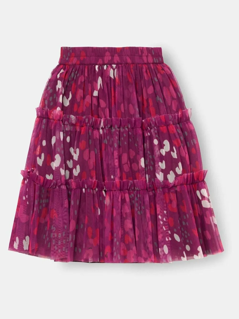 Outlet Angel & Rocket Mae Floral Print Mesh Skirt Pink