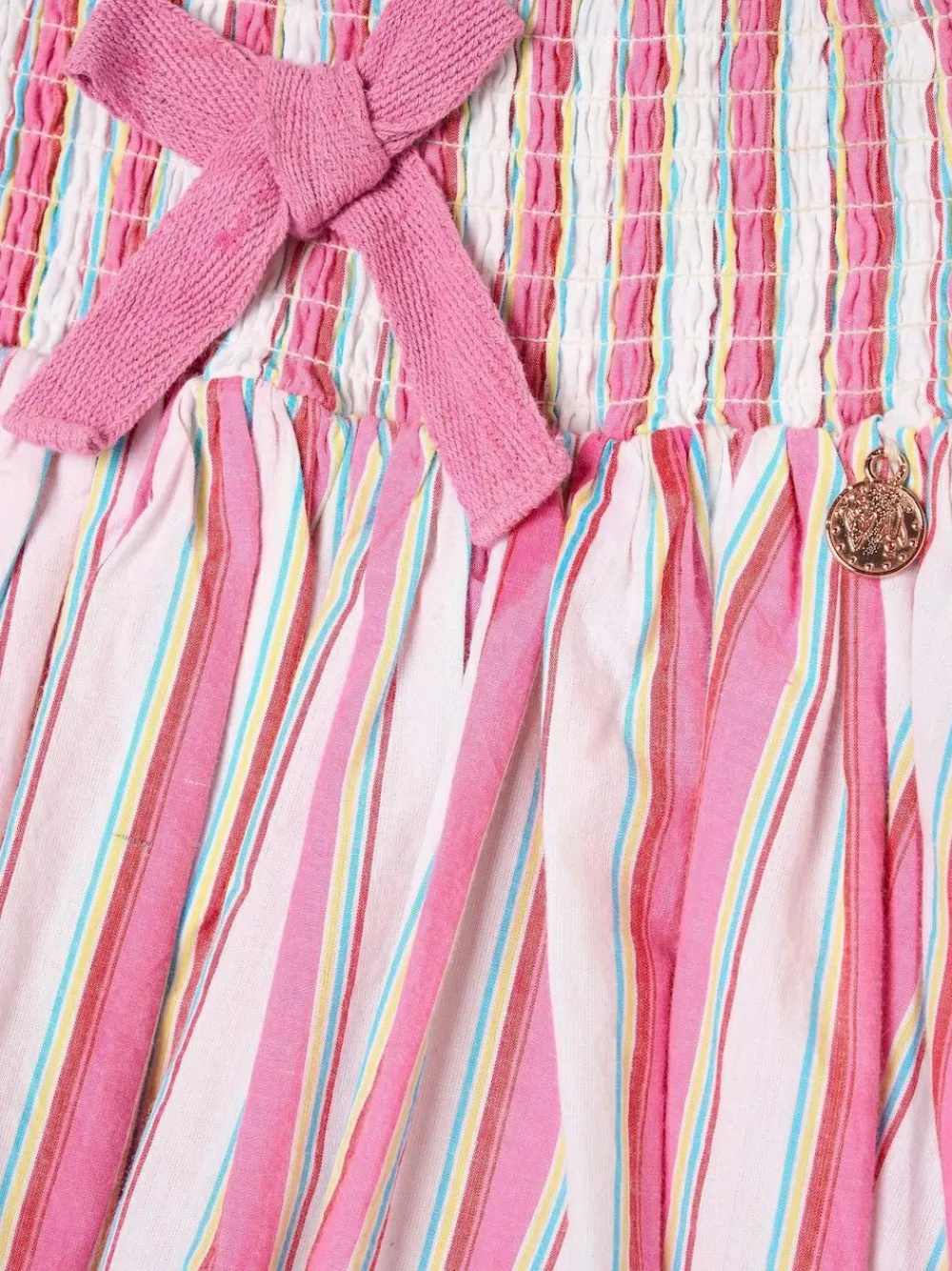 Angel & Rocket Pink Tammy Stripe Shirred Waist Mini Skirt^ Shorts & Skirts