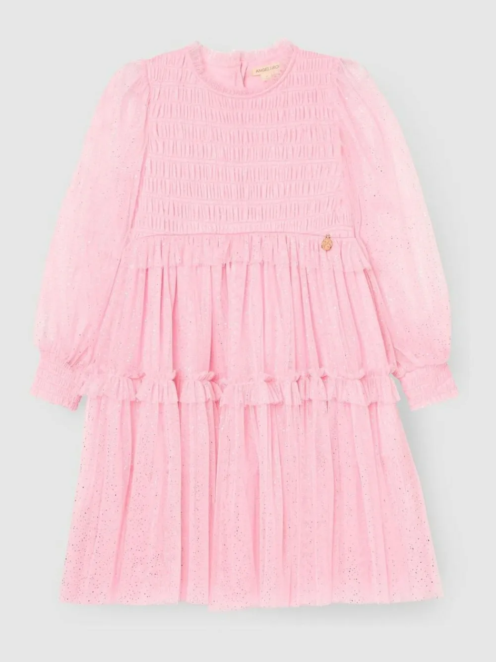 Online Angel & Rocket Willow Ivory Balloon Sleeve Boho Dress Pink