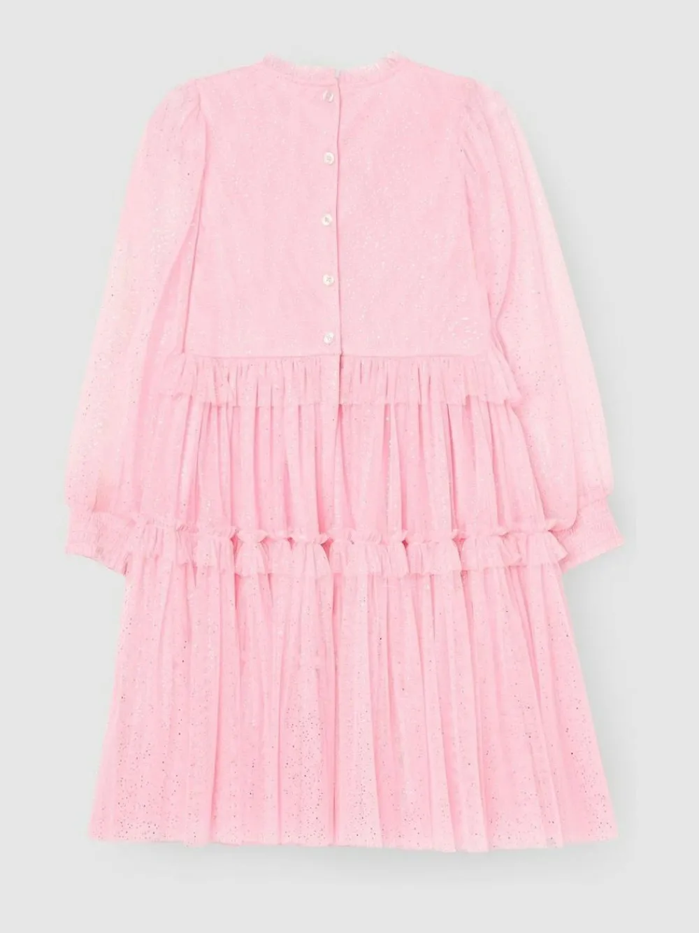 Online Angel & Rocket Willow Ivory Balloon Sleeve Boho Dress Pink