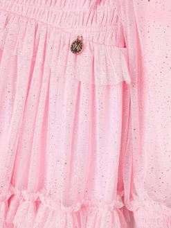 Online Angel & Rocket Willow Ivory Balloon Sleeve Boho Dress Pink