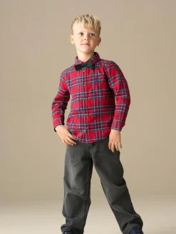 Angel & Rocket Camden Brushed Shirt With Bow Tie^BOY Occasionwear|Shirts