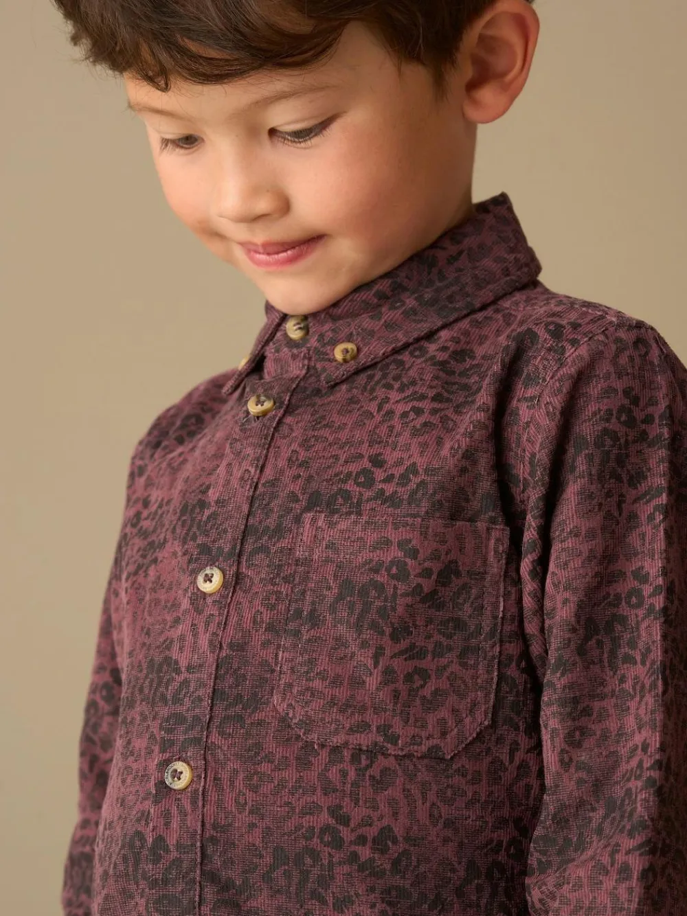 Sale Angel & Rocket Red Hayes Leopard Jacquard Shirt