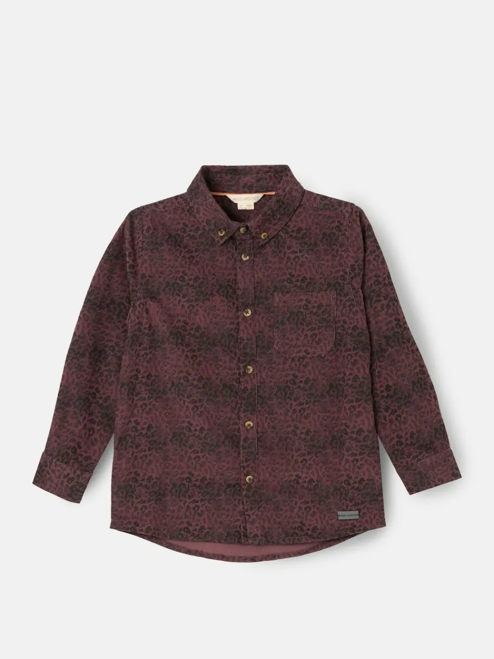 Sale Angel & Rocket Red Hayes Leopard Jacquard Shirt