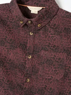 Sale Angel & Rocket Red Hayes Leopard Jacquard Shirt