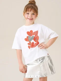 Best Angel & Rocket Silver Mallory Mini Skirt