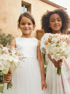 Hot Angel & Rocket White Charlotte Ballerina Bow Dress