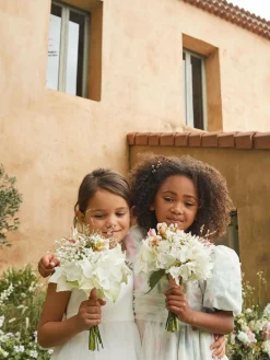Hot Angel & Rocket White Charlotte Ballerina Bow Dress